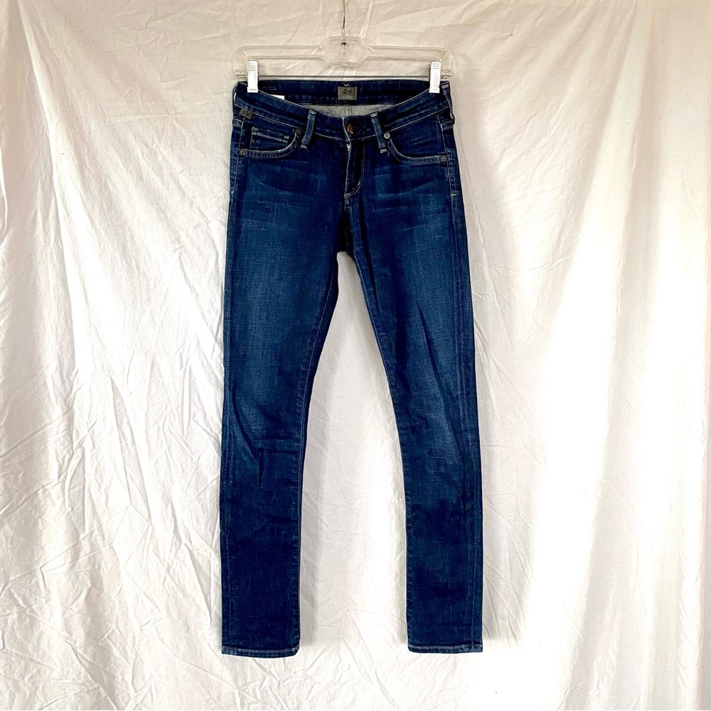 Citizens of Humanity Dark Wash Straight Leg Jeans, Size 25